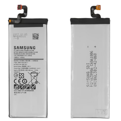 Акумулятор EB BN920ABE для Samsung N9200 Galaxy Note 5, Li ion, 3,85 B, 3000 мАг, Original PRC 