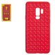 Чехол Baseus для Samsung G965 Galaxy S9 Plus, красный, плетёный, пластик, #WISAS9P-BV09