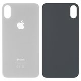 Задня панель корпуса для iPhone XS, біла, не потрібно знімати скло камери, big hole