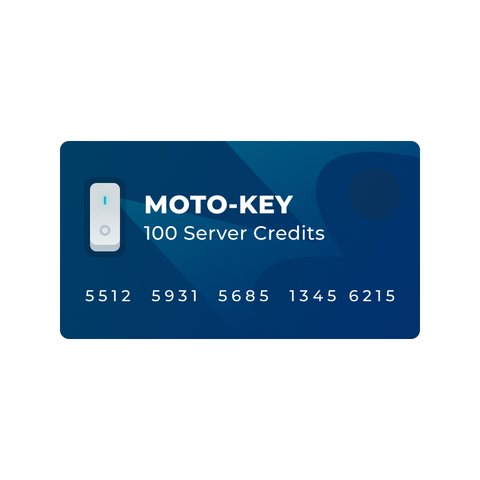 100 серверних кредитів Moto Key