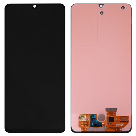 Дисплей для Samsung A325 Galaxy A32, черный, без рамки, Оригинал переклеено стекло 