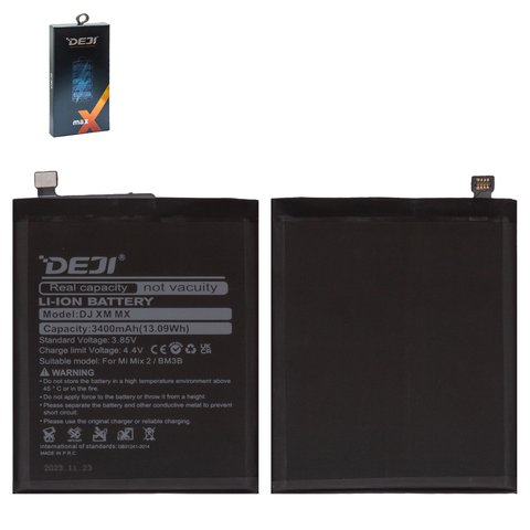 Аккумулятор Deji BM3B для Xiaomi Mi Mix 2, Mi Mix 2S, Mi Mix Evo, Li ion, 3,85 B, 3400 мАч, MDE5