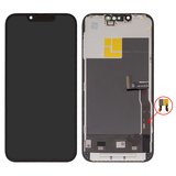 Дисплей для iPhone 13 Pro, черный, с рамкой, High Copy, без микросхемы, (OLED soft)