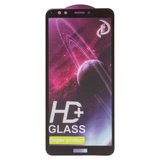 Защитное стекло для Huawei Honor 7C Pro 5,99", Y7 (2018), Y7 Prime (2018), совместимо с чехлом, Full Glue, (без упаковки), черный