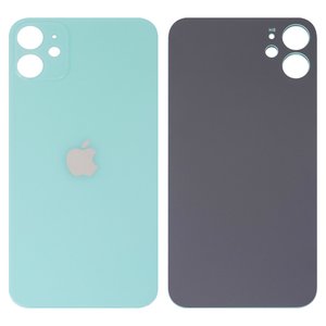 Задняя панель корпуса для iPhone 11, зеленая, не нужно снимать стекло камеры, Original PRC , big hole