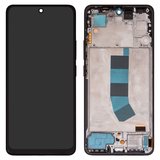 Дисплей для Xiaomi Redmi Note 13 4G, черный, с рамкой, Сopy, (TFT)