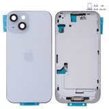 Корпус для iPhone 15, блакитний, з тримачем SIM-карти, з боковими кнопками, Original (PRC), EU version