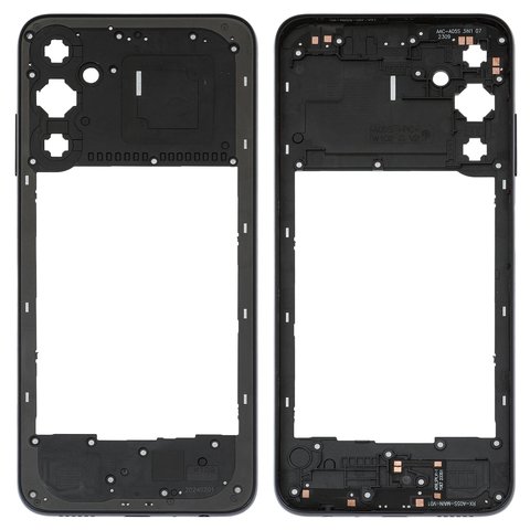 Средняя часть корпуса для Samsung A057 Galaxy A05s, черная