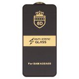 Захисне скло ESD 6D для Samsung A356 Galaxy A35 5G, A556 Galaxy A55, сумісне з чохлом, Full Glue, Anti-Static, (без упаковки), чорний