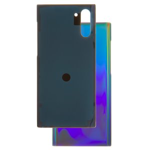 Panel trasero de carcasa puede usarse con Samsung N970F Galaxy Note 10, plateada