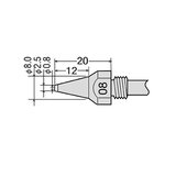 Наконечник для демонтажного пистолета GOOT TP-100N-08
