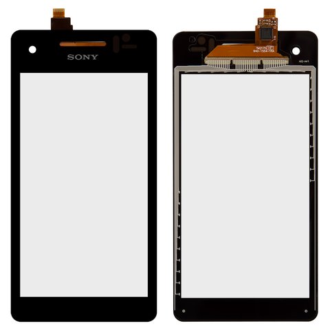 Touchscreen compatible with Sony LT25i Xperia V, black 