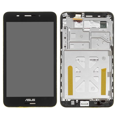 LCD compatible with Asus FonePad 7 ME375, black, with frame 