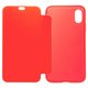 Case Baseus compatible with iPhone X, (red, matt, flip, silicone, plastic) #WIAPIPHX-TS09