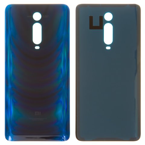 Housing Back Cover compatible with Xiaomi Mi 9T, Mi 9T Pro, dark blue, Logo Mi, M1903F10G 