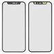 Housing Glass compatible with iPhone 12 mini, (with OCA film, black)