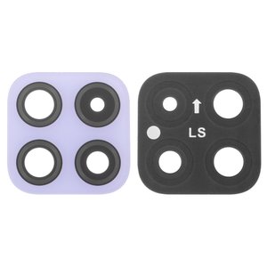 Camera Lens compatible with Samsung A226 Galaxy A22 5G, purple, without frame 