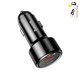 Car Charger Baseus Magic C20C, (black, Quick Charge, with LCD, W, 6 A, 2 outputs, 12-24 V) #CCMLC20C-01