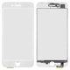 Touchscreen compatible with iPhone 8 Plus, (with OCA film, with frame, white, AAA)