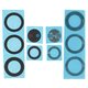 Camera Lens compatible with Samsung S908B Galaxy S22 Ultra 5G, S928 Galaxy S24 Ultra, (black, without frame)