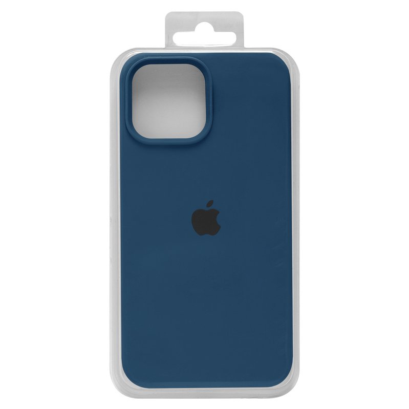 Funda de silicona iPhone 13 Pro Max (azul oscuro) 