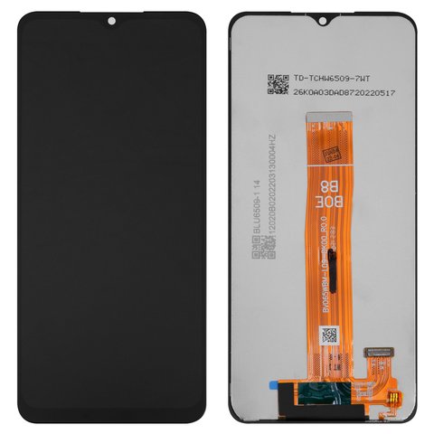 LCD compatible with Samsung A127 Galaxy A12 Nacho, black, Best copy, without frame, Copy  #BV065WBM L09 DK00_R0.0