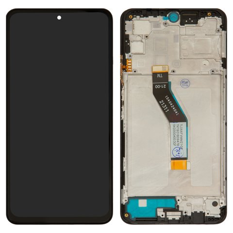 LCD compatible with Xiaomi Poco M4 Pro 5G, Redmi Note 11 5G, Redmi Note 11S 5G, Redmi Note 11T 5G, black, with frame, High Copy 