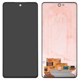 LCD compatible with Samsung A525 Galaxy A52, A526 Galaxy A52 5G, (black, without frame, original (change glass) )
