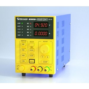 Fuente de alimentación potencia  Mechanic M3005D+, un canal, impulso, hasta 30 V, hasta 5 A, indicadores de diodos de luz