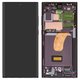 Дисплей для Samsung S918 Galaxy S23 Ultra, черный, с рамкой, Original (PRC)