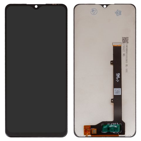 LCD compatible with ZTE Blade A53 Pro, black, without frame, High Copy 