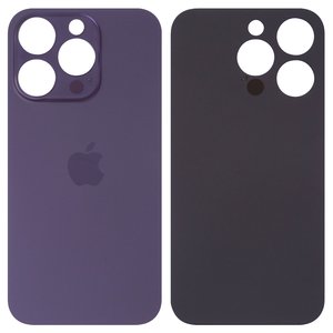 Housing Back Cover compatible with iPhone 14 Pro, purple, no need to remove the camera glass, Original PRC , big hole 