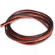 Wire In Silicone Insulation 2x22AWG , (0,34 мм², 1 m, red, black, UL3135)