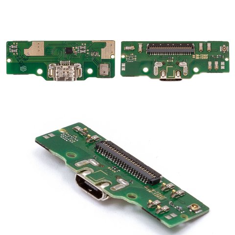 Cable flex puede usarse con Samsung T295 Galaxy Tab A 8.0 2019, del conector de carga, con componentes, placa del cargador