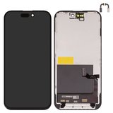 Дисплей для iPhone 15, черный, с рамкой, AAA, (TFT), JK