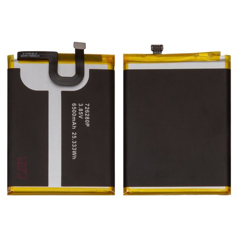 Battery 726280P compatible with Blackview BV6800 Pro, Li ion, 3.85 V, 6580 mAh, Original PRC  