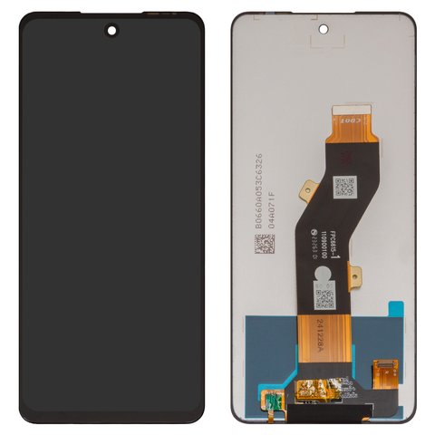 Pantalla LCD puede usarse con Tecno Pop 8, Spark 20 KJ5 , Spark 20C BG7 , Spark Go 2024  BG6 ; Infinix Hot 40i X6528B , Smart 8 X6525 , negro, sin marco, original vidrio reemplazado , TXDI660QCEPX