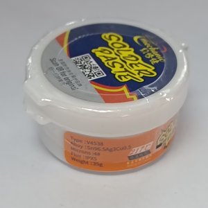 BGA Paste Mechanic V4S38, Sn 96.5%, lead free,  Ag 3%, Cu 0.5%, 217 °C, 35 g 