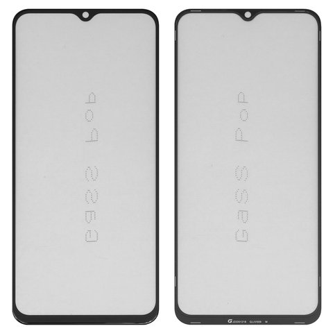 Housing Glass G+OCA PRO compatible with Vivo Y33s, Y55s 5G, Y76s, with OCA film, black 