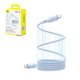 Cable USB Baseus PicoGo, 2xUSB tipo-C, 100 cm, 240 W, azul claro, magnético, de silicona, #P10376800311-00