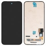 LCD compatible with Google Pixel 9a, (black, without frame, original (change glass) , GXQ96, GTF7P, G3Y12)