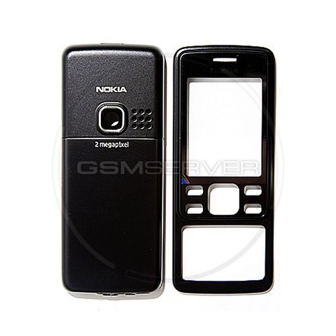 Housing compatible with Nokia 6300, High Copy, black 