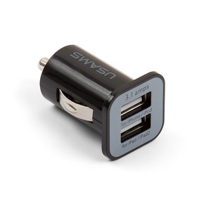 Автомобильное зарядное устройство для Apple iPhone 2G, iPhone 3G, iPhone 3GS, iPhone 4, iPhone 4S, Apple iPod Mini 1G, iPod Nano 3G, iPod Nano 4G, iPod Photo 4G, iPod Touch 1G, iPod Touch 2G, iPod Touch 3G, iPod Touch 4G, iPod Video, iPod Video 5G, 12 В, универсальный, USB выход 5V 1A 2,1А , черный