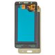 LCD compatible with Samsung J510 Galaxy J5 (2016), (golden, without frame, High Copy, with wide edge, (OLED))