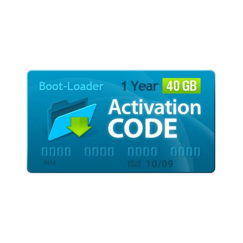 Boot Loader v2.0 Activation Code 1 year, 40+5 GB 