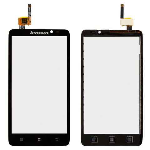 Touchscreen compatible with Lenovo S890, black 
