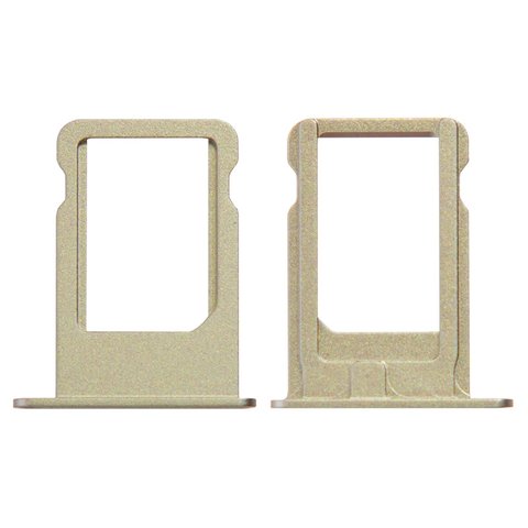 SIM Card Holder compatible with Apple iPhone 5S, iPhone SE, golden 