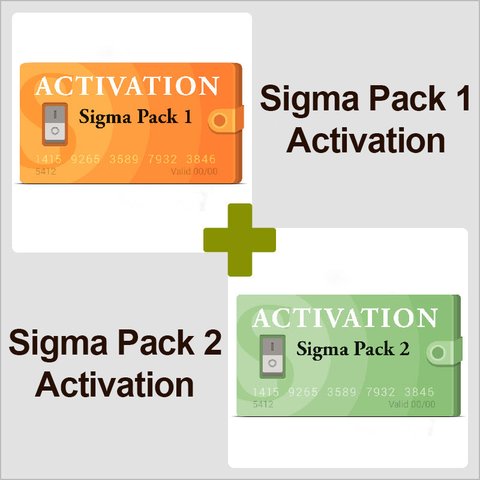 Sigma Pack 1 + Sigma Pack 2 Activations