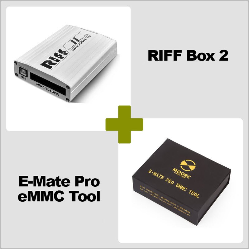 RIFF Box 2 + E-Mate Pro eMMC Tool - GsmServer