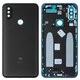 Housing Back Cover compatible with Xiaomi Mi 6X, Mi A2, (black, M1804D2SG, M1804D2SI)